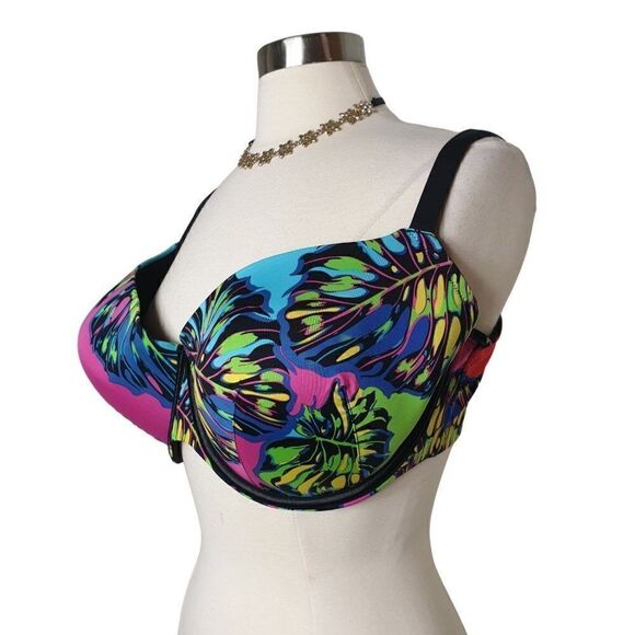 Cacique 42F Bra Light Push Up Underwire Molded Full Coverage Bra 42F NWOT - Picture 2 of 7